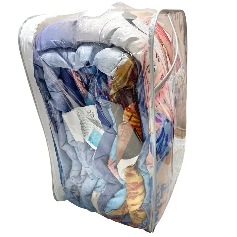 Disney The Little Mermaid Kids' live action girls comforter  twin seashells